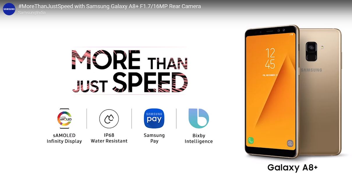 Samsung троллит OnePlus и уверена, что Galaxy A8+ лучше OnePlus 6