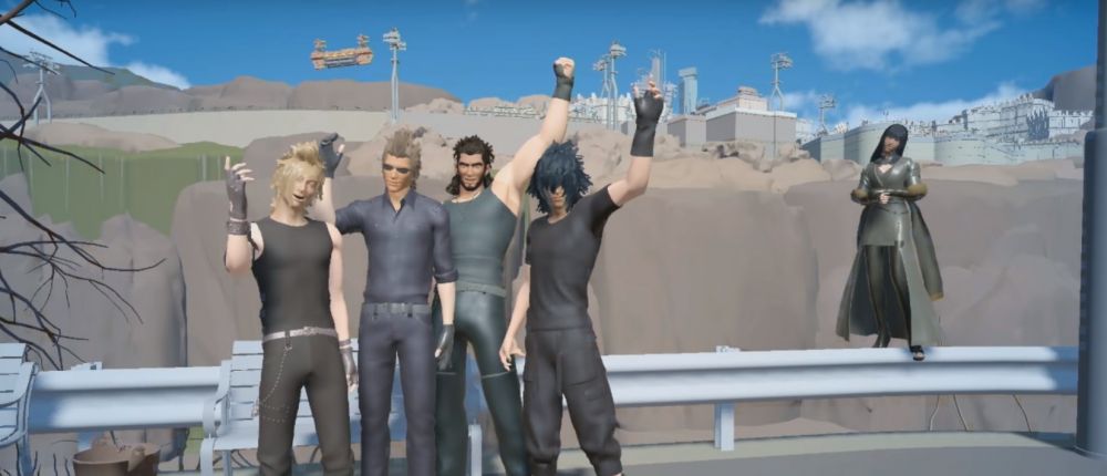 Посмотрите, как мир Final Fantasy 15 на минимальных настройках захватили розовые кактусы (видео)