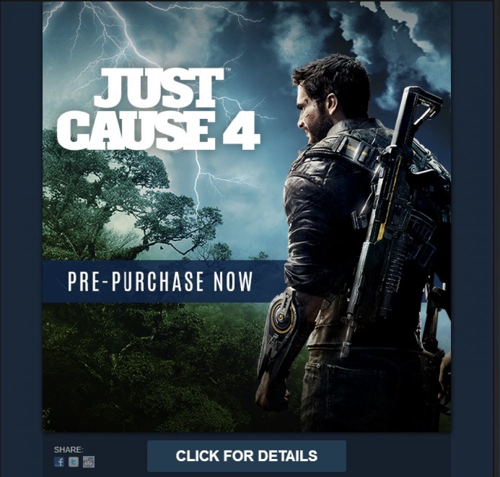 Just Cause 4 заметили в Steam