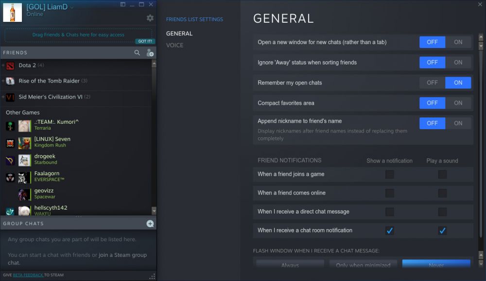 Valve обновила чат в Steam. Можете удалять Discord