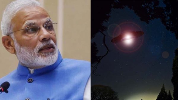 Инопланетный НЛО заметили над домом премьер-министра Индии