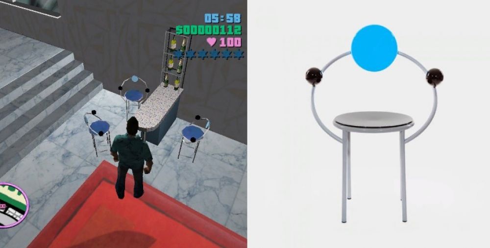 Мебель из GTA Vice City можно купить в реальности, но она стоит тысячи евро