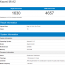 Xiaomi Mi A2 появился в Geekbench