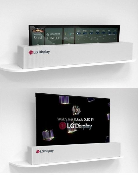Компания LG покажет телевизор, способный сворачиваться в рулон