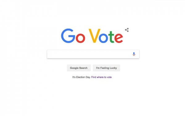 Google отправляет людей на выборы
