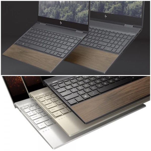 HP представила коллекцию стильных ноутбуков с деревянными панелями