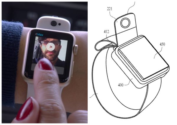 В Apple запатентовали умные часы с гибкой камерой