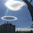 НЛО в форме нимба замечено над Озерском